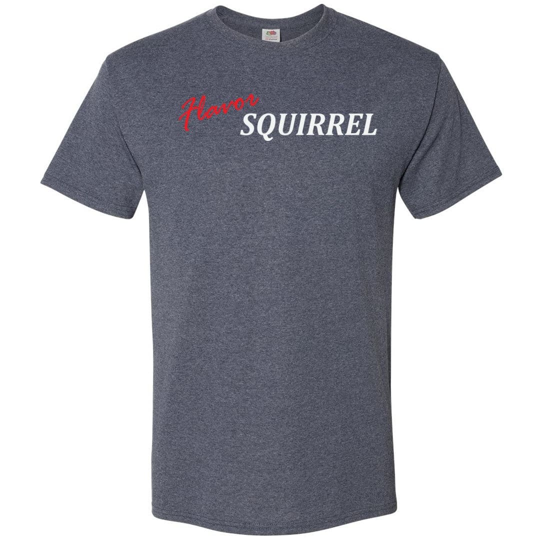 Flavor Squirrel Unisex Classic Tee - Vintage Heather Navy / S