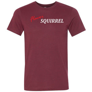 Flavor Squirrel Unisex Premium Tee - Heather Cardinal / XS
