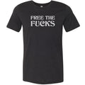 Free The Fucks Unisex Premium Tee - Black Heather / XS
