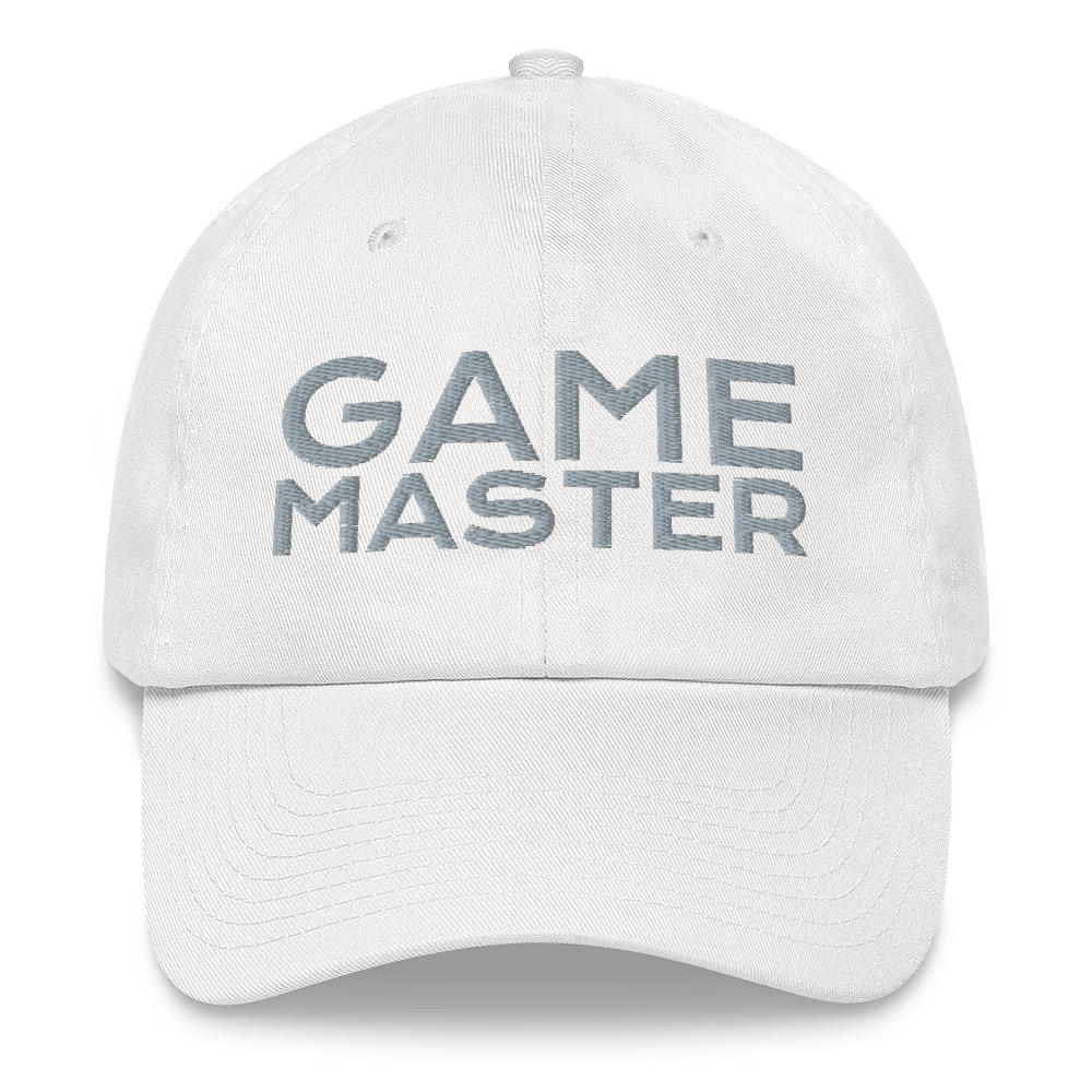 Game Master GM True Classic Dad Cap - White