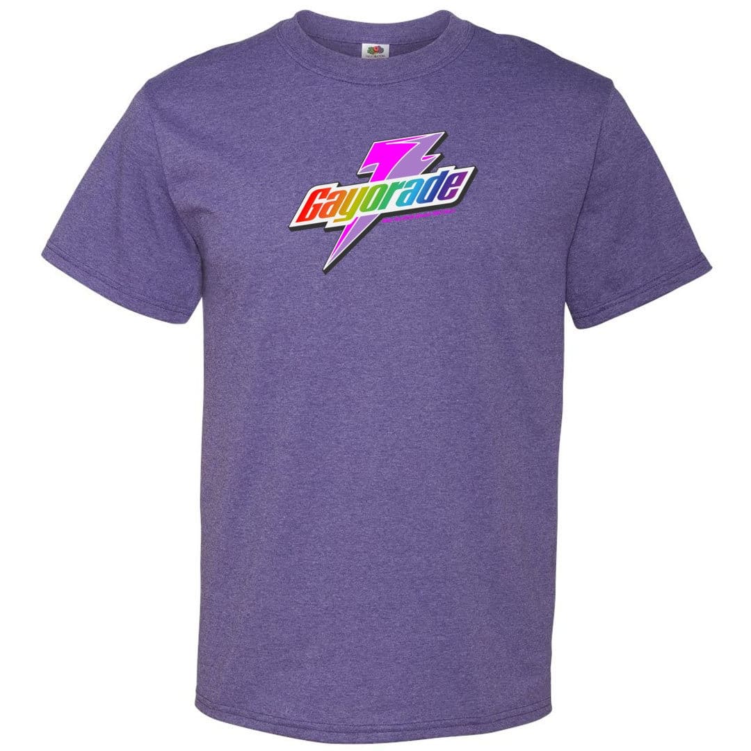Gayorade Unisex Classic Tee - Retro Heather Purple / S