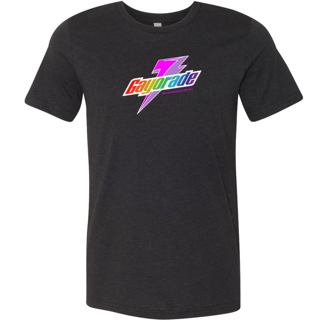Gayorade Unisex Premium Tee - Black Heather / XS
