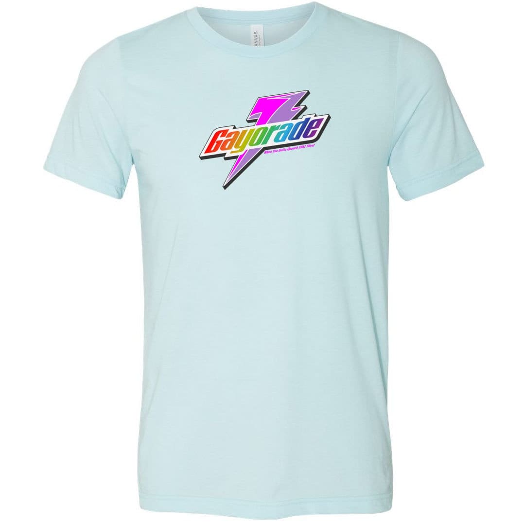 Gayorade Unisex Premium Tee - Heather Ice Blue / XS