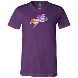 Gayorade Unisex Premium V-Neck Tee - Team Purple / S