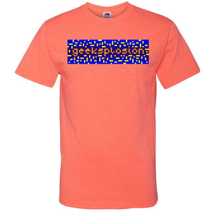 Geeksplosion Unisex Classic Tee - Retro Heather Coral / S