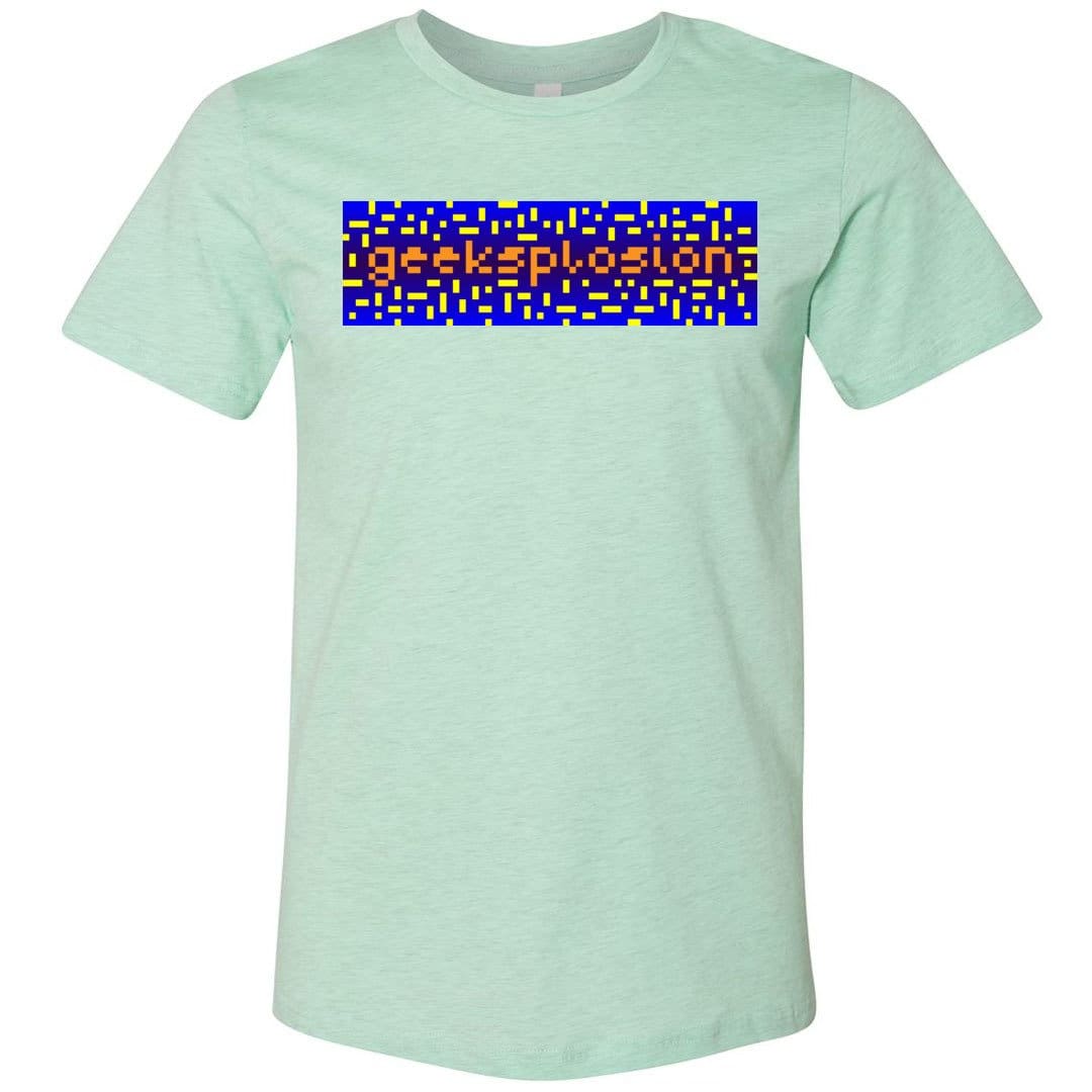 Geeksplosion Unisex Premium Tee - Heather Prism Mint / XS