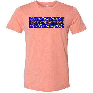 Geeksplosion Unisex Premium Tee - Heather Prism Sunset / XS