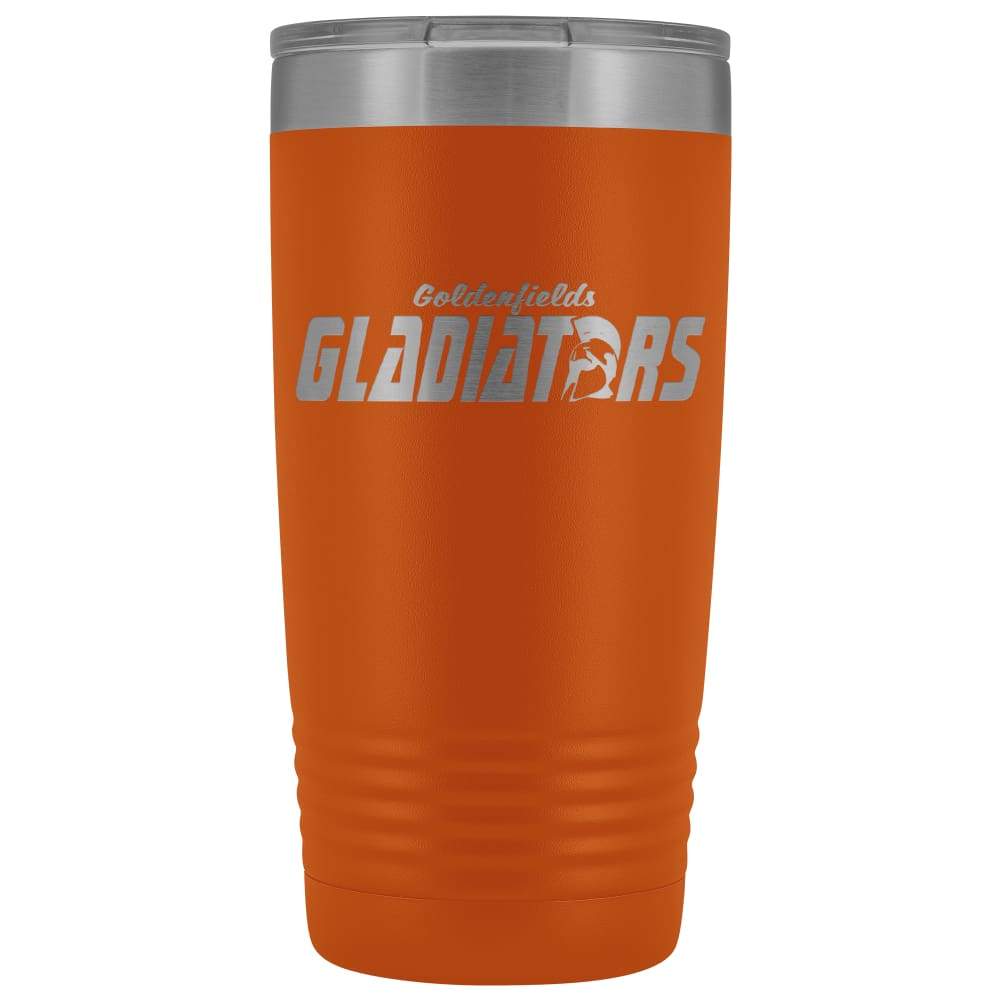 Goldenfields Gladiators 20oz Vacuum Tumbler - Orange - Tumblers