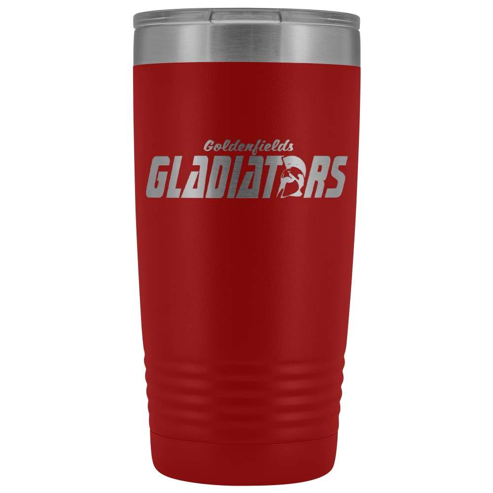 Goldenfields Gladiators 20oz Vacuum Tumbler - Red - Tumblers