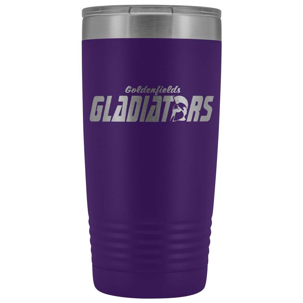 Goldenfields Gladiators 20oz Vacuum Tumbler - Purple - Tumblers
