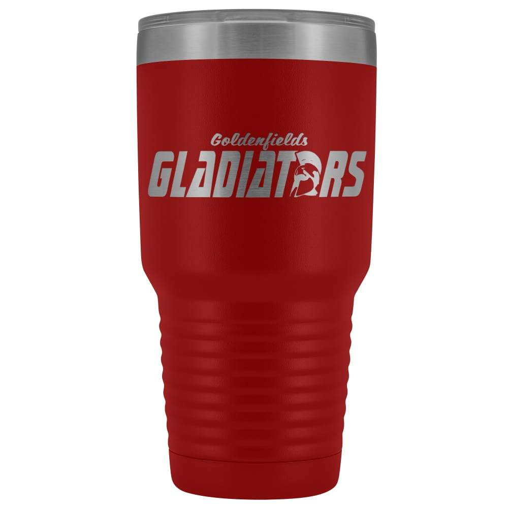 Goldenfields Gladiators 30oz Vacuum Tumbler - Red - Tumblers