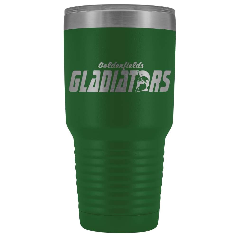 Goldenfields Gladiators 30oz Vacuum Tumbler - Green - Tumblers