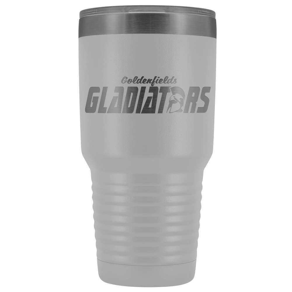 Goldenfields Gladiators 30oz Vacuum Tumbler - White - Tumblers