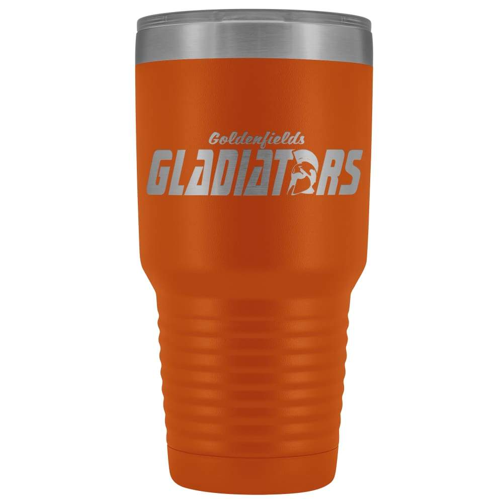 Goldenfields Gladiators 30oz Vacuum Tumbler - Orange - Tumblers