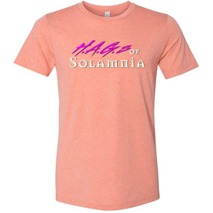 HAGs of Solamnia Unisex Premium Tee - Heather Prism Sunset / XS