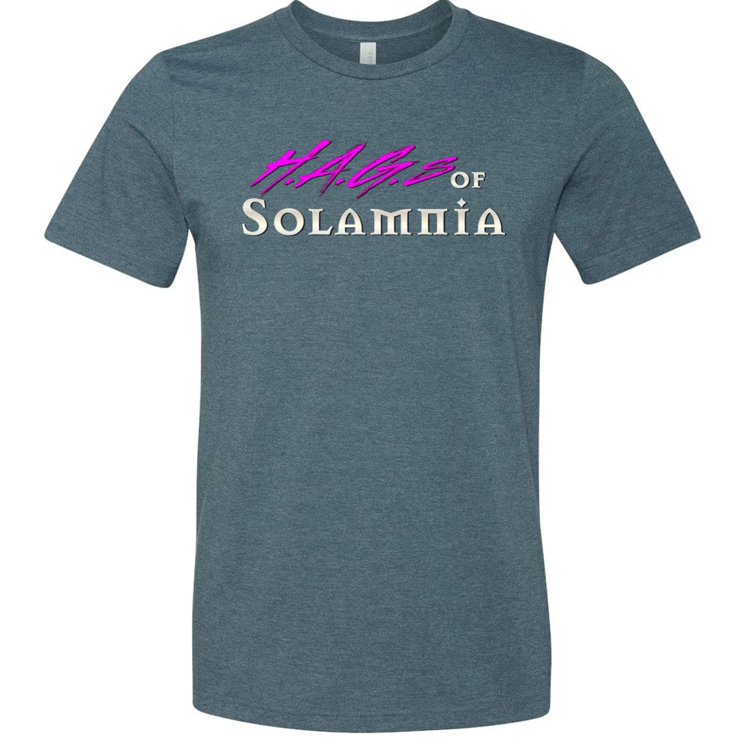 HAGs of Solamnia Unisex Premium Tee - Heather Slate / XS