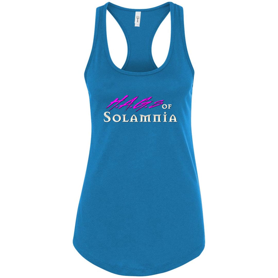 HAGs of Solamnia Womens Premium Racerback Tank - Turquoise / S