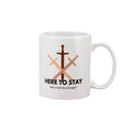 HTS Here To Stay Base Roll Light 15oz Coffee Mug - White / 15OZ - Mugs