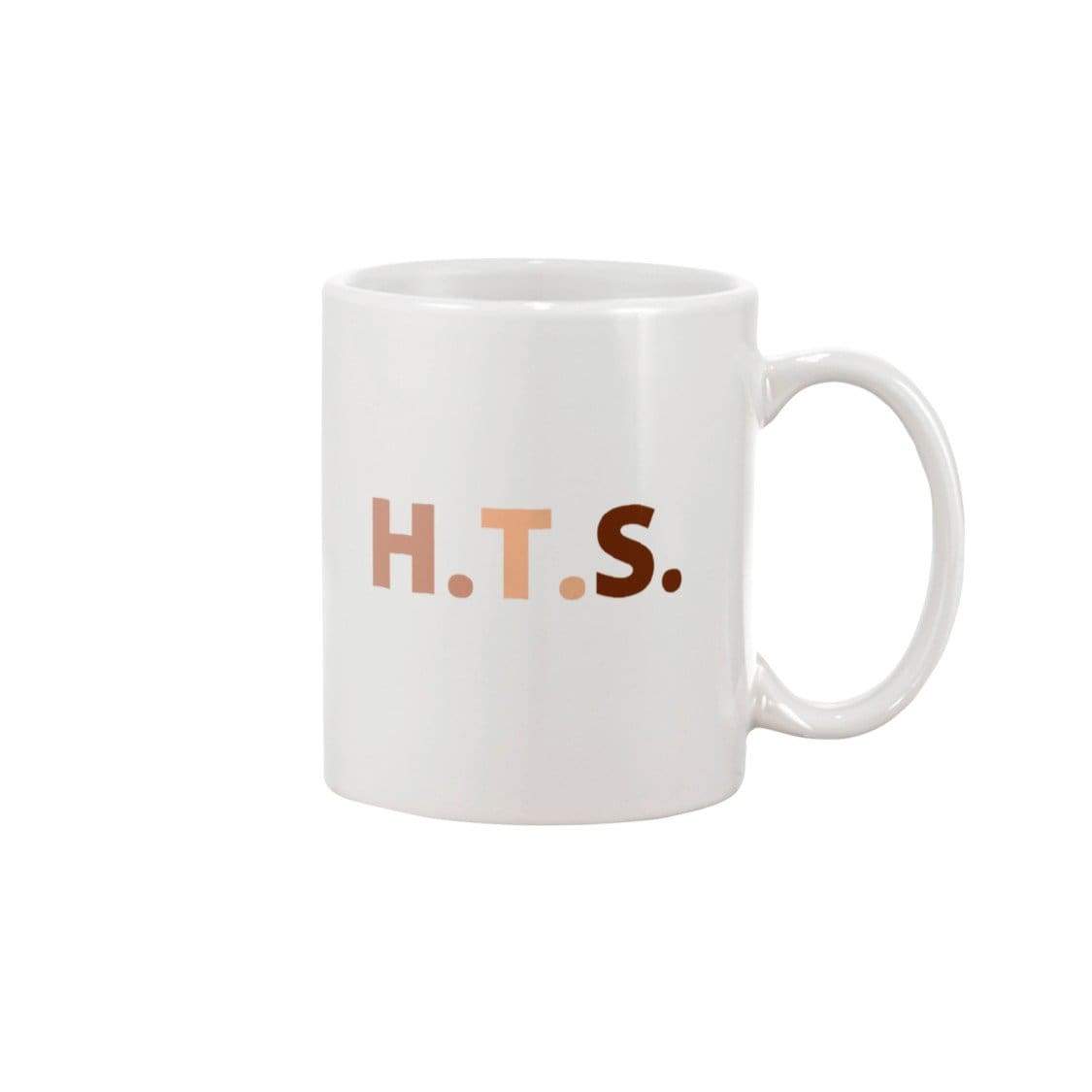 HTS Here To Stay Text Clean 15oz Coffee Mug - Mugs