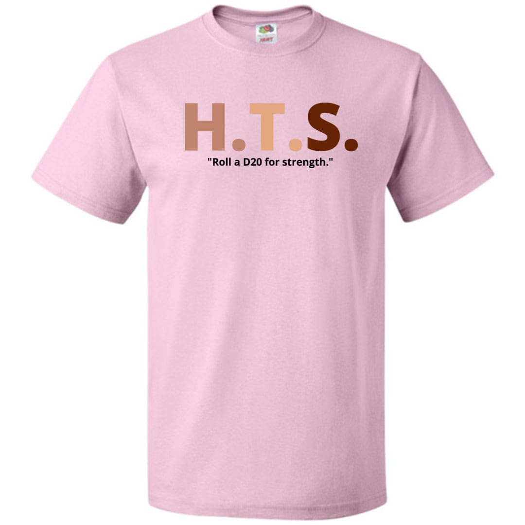 HTS Here To Stay Text Roll Light TS Unisex Classic Tee - Classic Pink / S