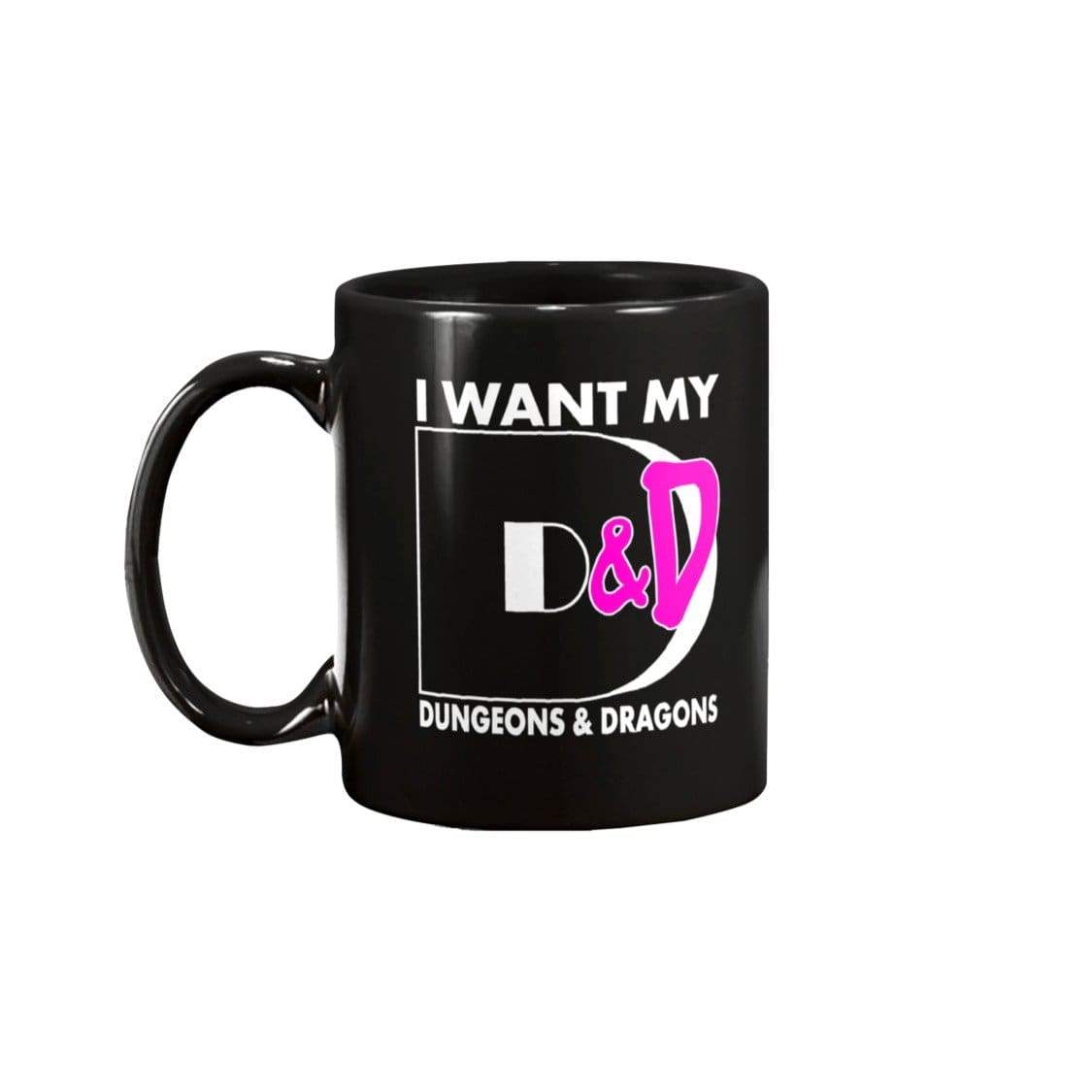 I Want My D&D Dungeons and Dragons 15oz Coffee Mug - Mugs