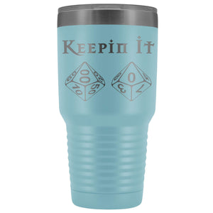 Keepin It 100 D100 30oz Vacuum Tumbler - Light Blue - Tumblers