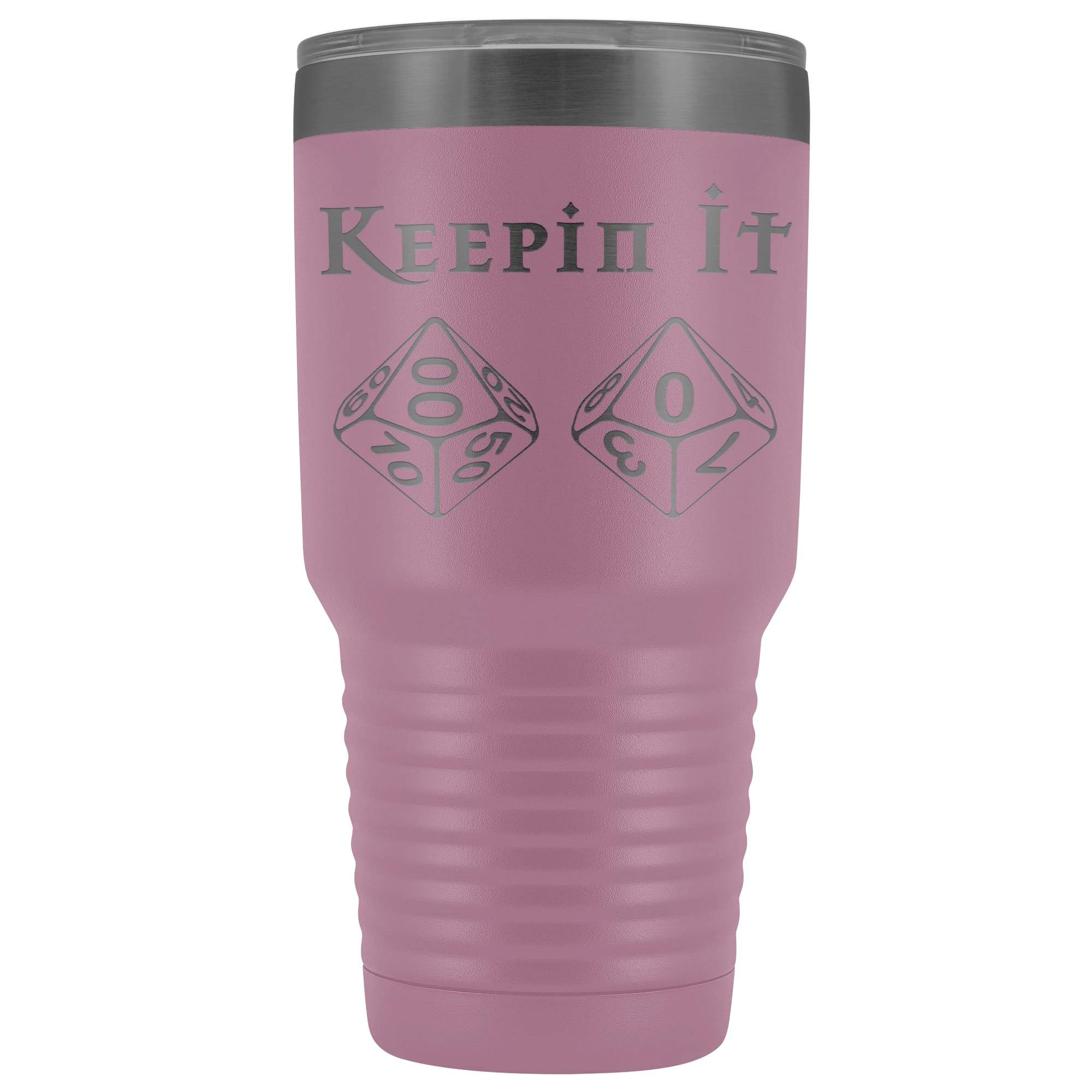 Keepin It 100 D100 30oz Vacuum Tumbler - Light Purple - Tumblers