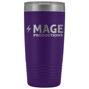 Mage Productions Classic Logo 20 Ounce Vacuum Tumbler - Purple - Tumblers