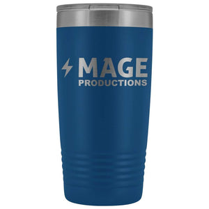 Mage Productions Classic Logo 20 Ounce Vacuum Tumbler - Blue - Tumblers