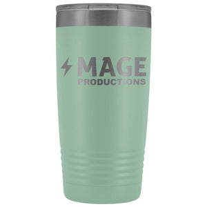 Mage Productions Classic Logo 20 Ounce Vacuum Tumbler - Teal - Tumblers