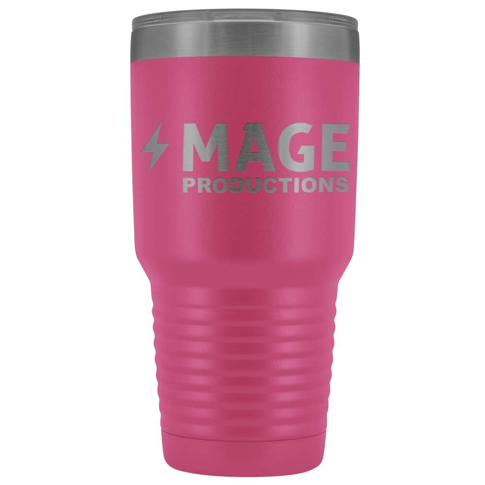 Mage Productions Classic Logo 30oz Vacuum Tumbler - Pink - Tumblers