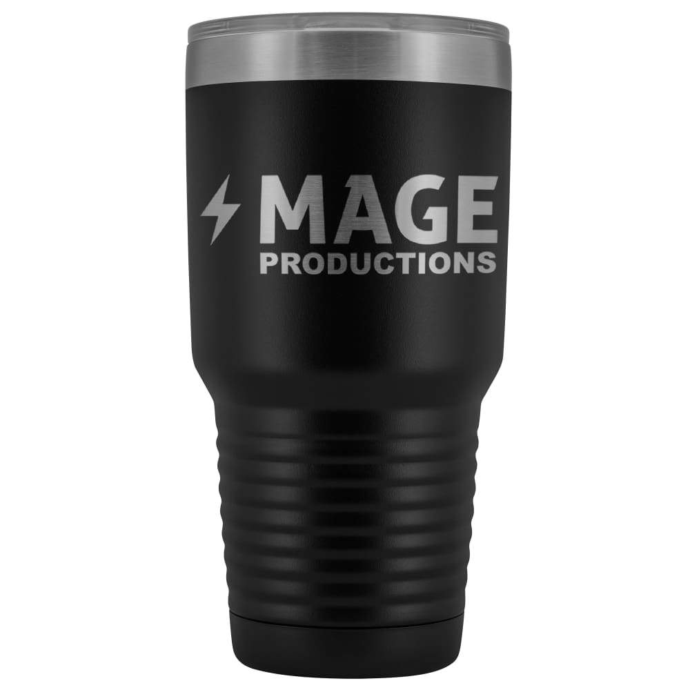 Mage Productions Classic Logo 30oz Vacuum Tumbler - Black - Tumblers
