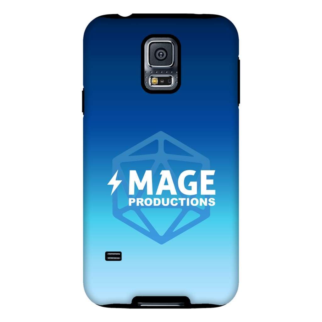 Mage Productions D20 Dice Logo Blue Fade Tough Phone Case - Samsung Galaxy S5