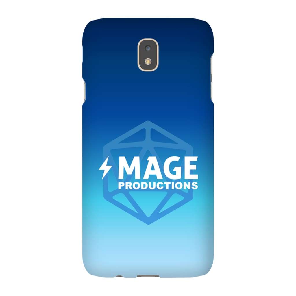 Mage Productions D20 Dice Logo Blue Fade Tough Phone Case - Samsung Galaxy J7