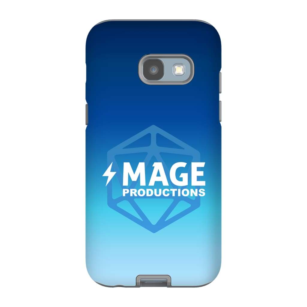 Mage Productions D20 Dice Logo Blue Fade Tough Phone Case - Samsung Galaxy A3 2017