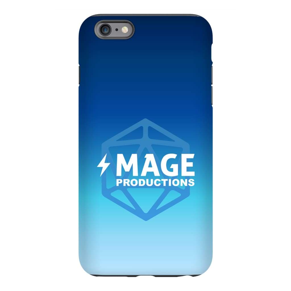 Mage Productions D20 Dice Logo Blue Fade Tough Phone Case - Iphone 6S Plus