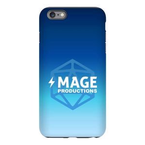 Mage Productions D20 Dice Logo Blue Fade Tough Phone Case - Iphone 6S Plus