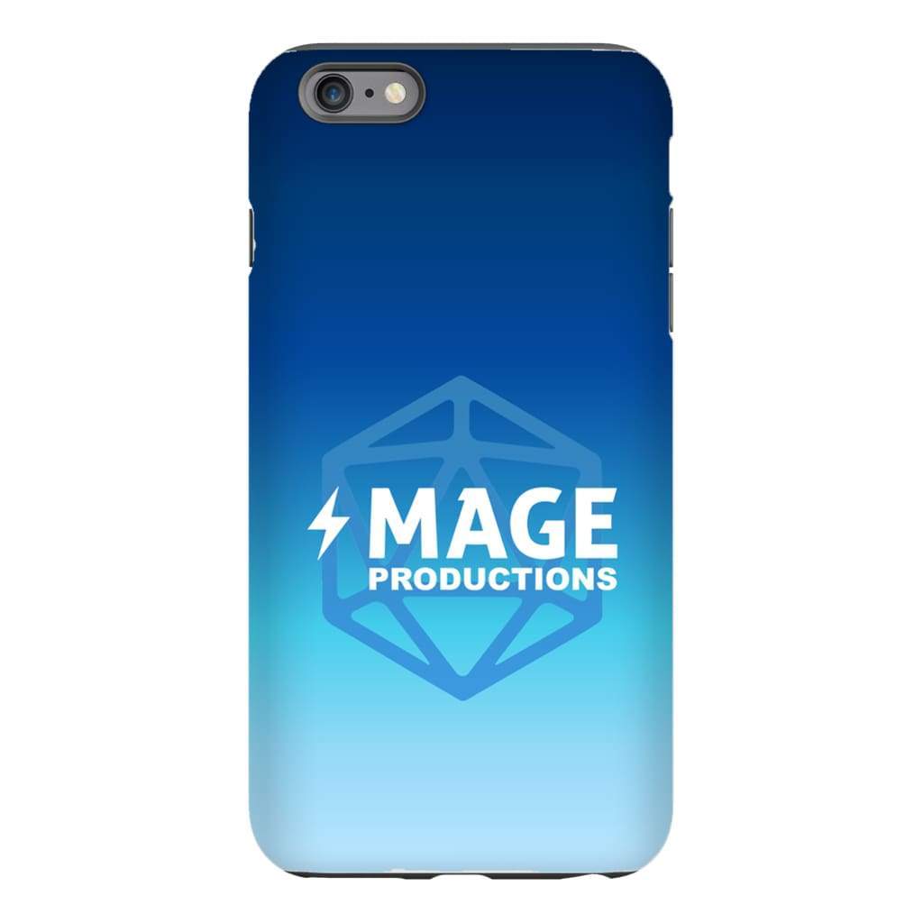 Mage Productions D20 Dice Logo Blue Fade Tough Phone Case - Iphone 6 Plus