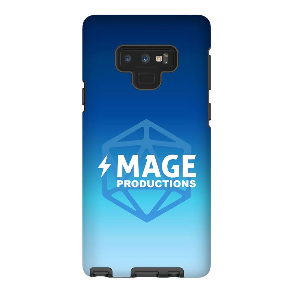 Mage Productions D20 Dice Logo Blue Fade Tough Phone Case - Samsung Galaxy Note 9