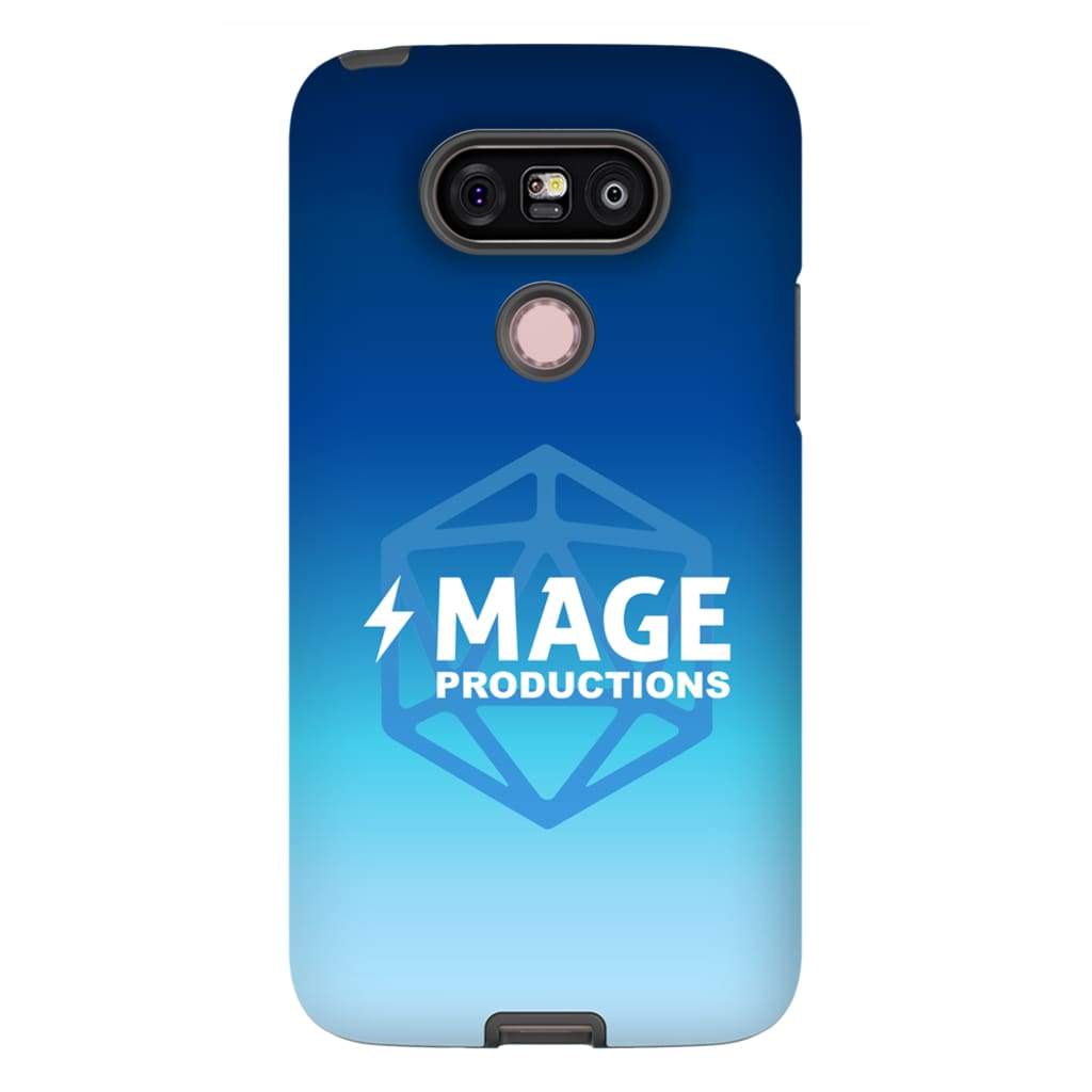 Mage Productions D20 Dice Logo Blue Fade Tough Phone Case - Lg G5