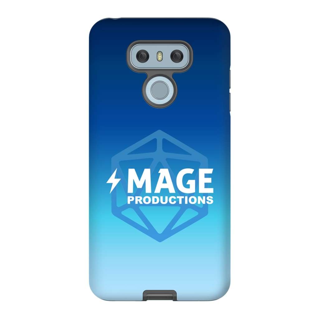 Mage Productions D20 Dice Logo Blue Fade Tough Phone Case - Lg G6