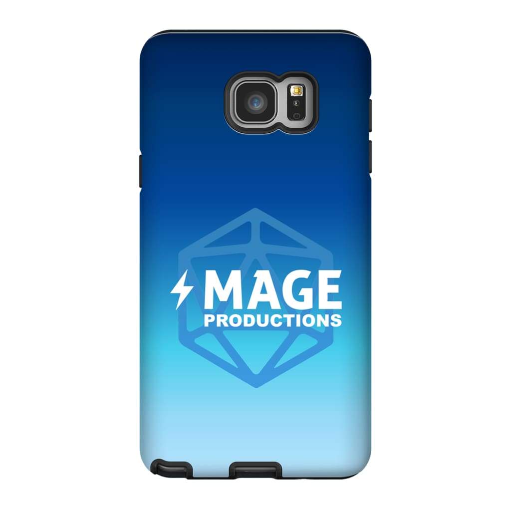 Mage Productions D20 Dice Logo Blue Fade Tough Phone Case - Samsung Galaxy Note 5