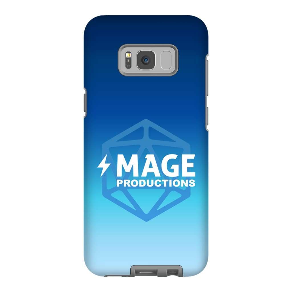 Mage Productions D20 Dice Logo Blue Fade Tough Phone Case - Samsung Galaxy S8 Plus