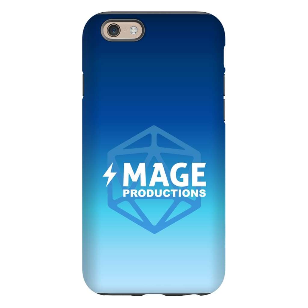 Mage Productions D20 Dice Logo Blue Fade Tough Phone Case - Iphone 6S