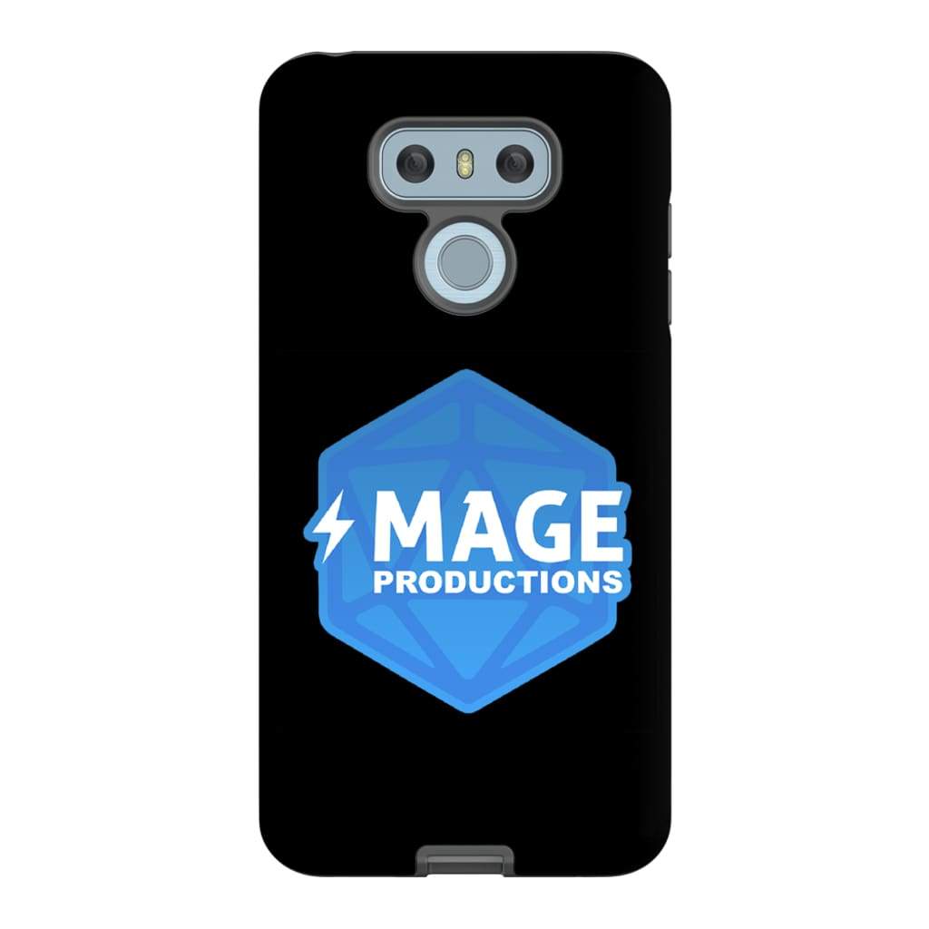 Mage Productions D20 Dice Logo Glossy Black Tough Phone Case - Lg G6