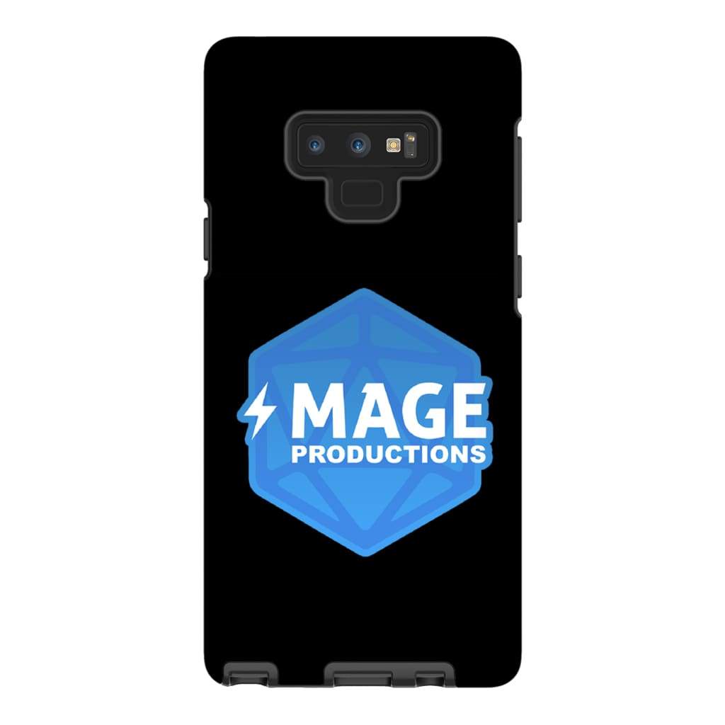 Mage Productions D20 Dice Logo Glossy Black Tough Phone Case - Samsung Galaxy Note 9
