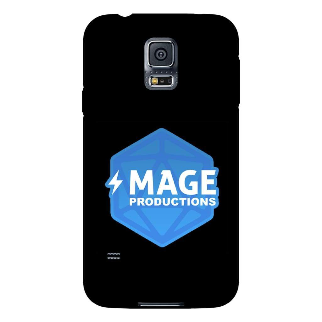 Mage Productions D20 Dice Logo Glossy Black Tough Phone Case - Samsung Galaxy S5