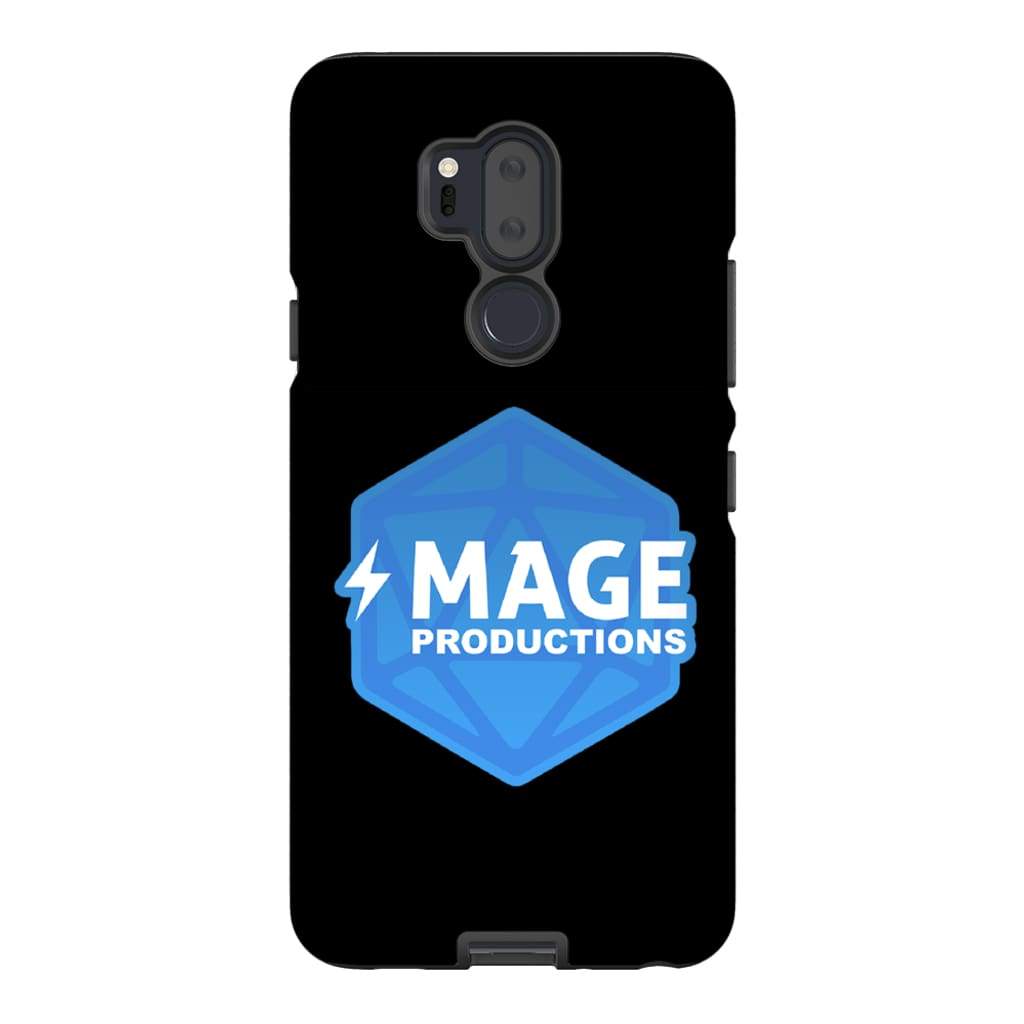 Mage Productions D20 Dice Logo Glossy Black Tough Phone Case - Lg G7