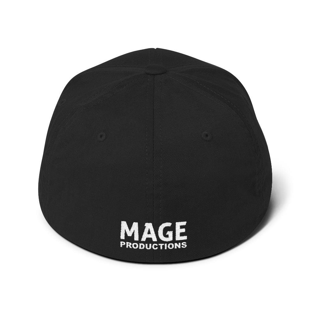 Mage Productions White Stamp Structured Twill Cap