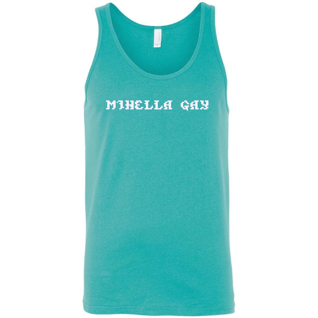 Mihella Gay Unisex Classic Tank - Teal / S
